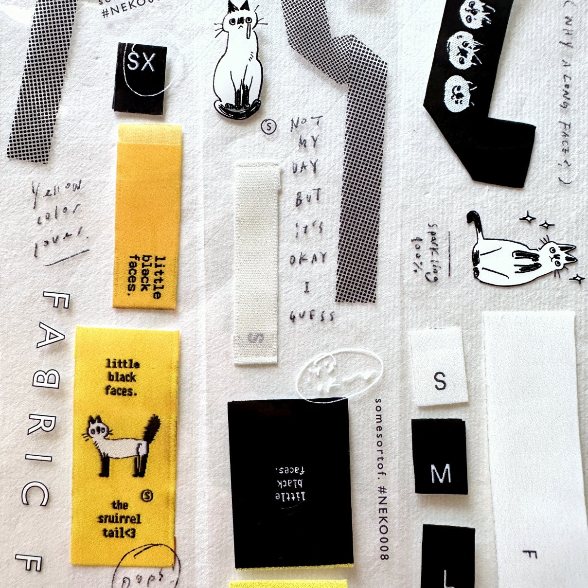 Somesortoffern - The Fabric Label PET tape SAMPLES