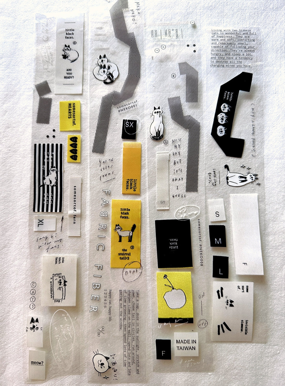 Somesortoffern - The Fabric Label PET tape SAMPLES