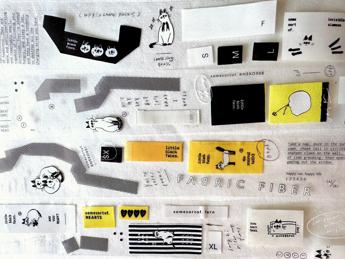 Somesortoffern - The Fabric Label PET tape SAMPLES