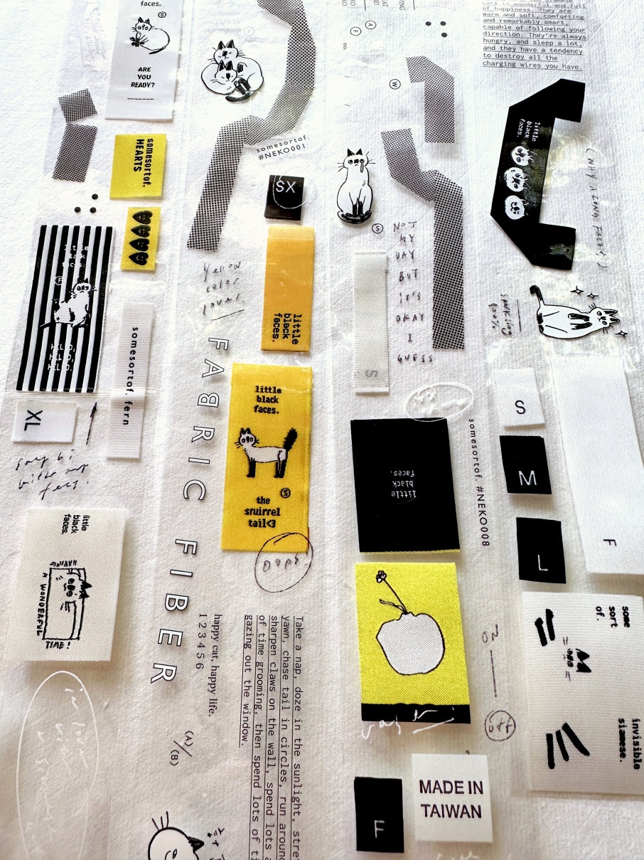 Somesortoffern - The Fabric Label PET tape SAMPLES