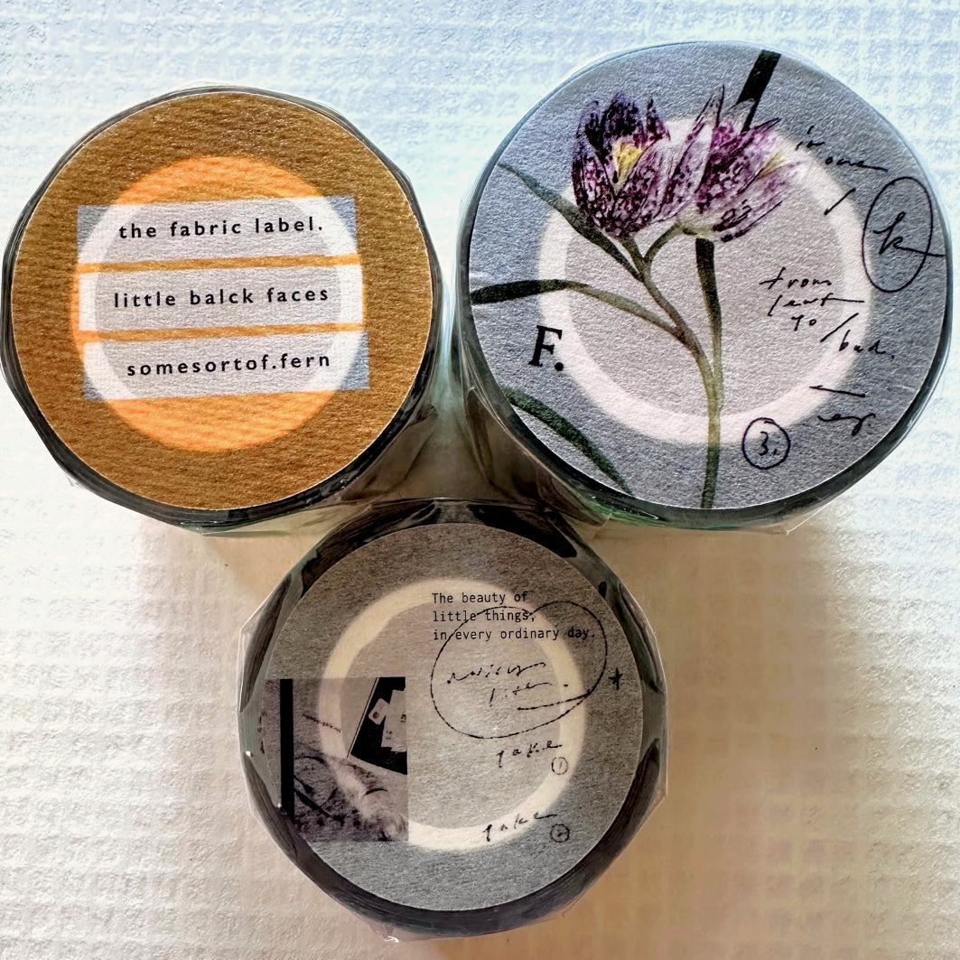 Somesortoffern - Fritillary Flower PET tape SAMPLES