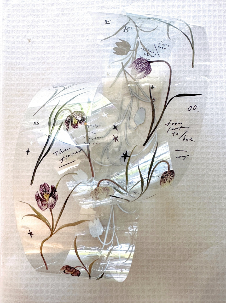 Somesortoffern - Fritillary Flower PET tape SAMPLES