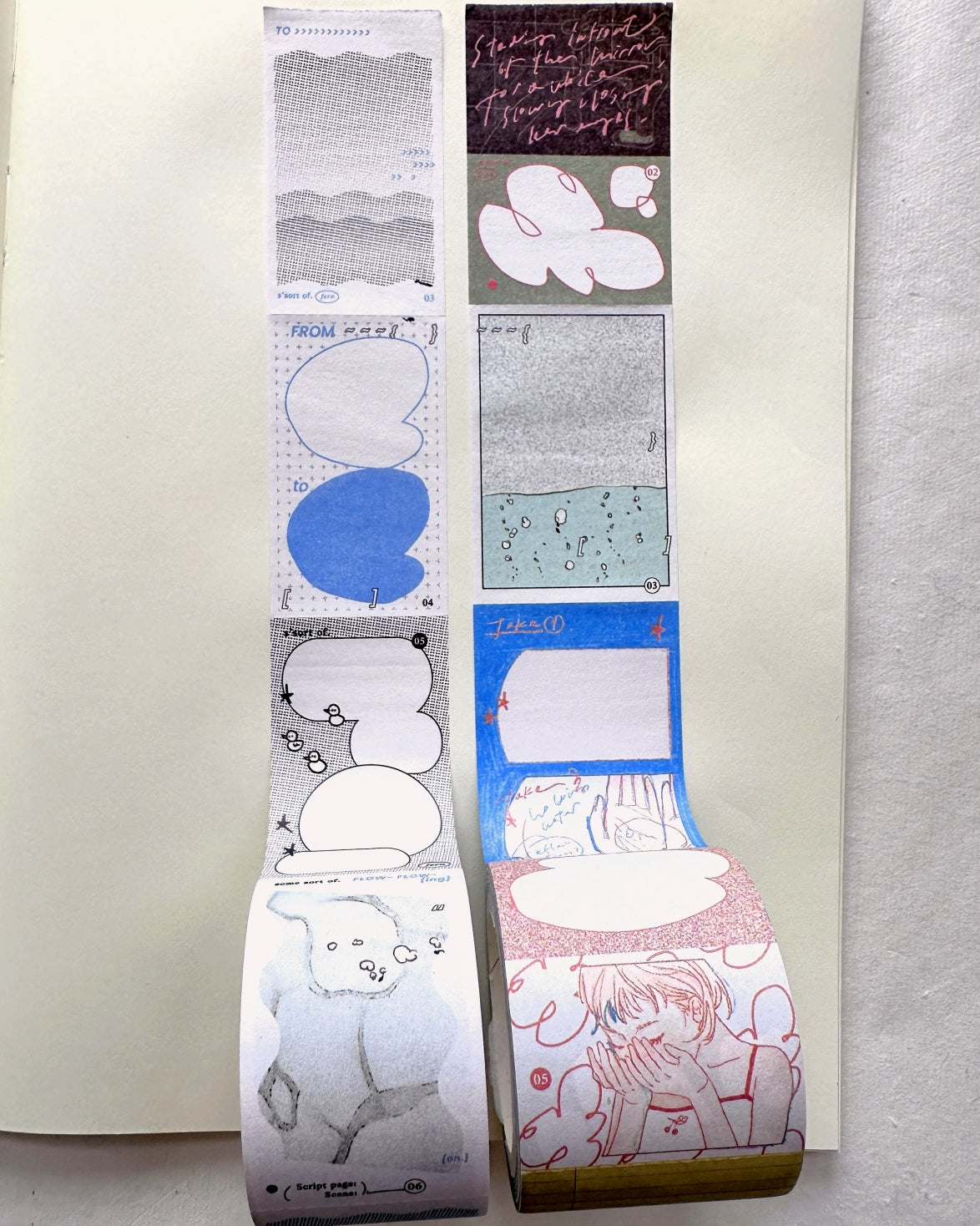 Somesortoffern - [Limited Edition] Memo Me, Memo You sticky memo roll SAMPLES