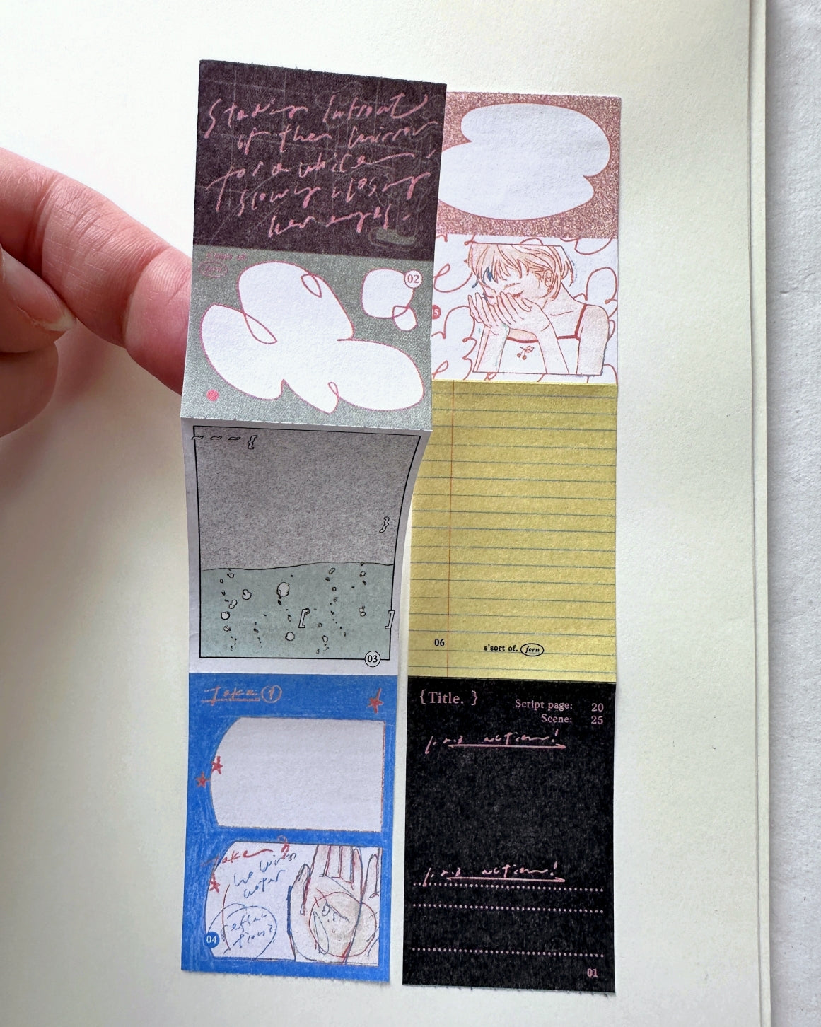 Somesortoffern - [Limited Edition] Memo Me, Memo You sticky memo roll SAMPLES
