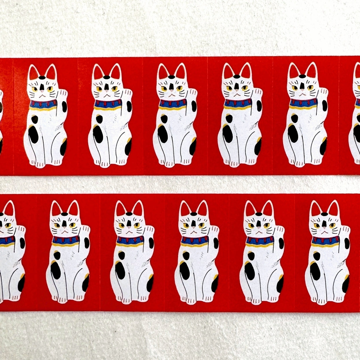 Somesortoffern - Fortune Cat ver. 2 label sticker roll SAMPLES