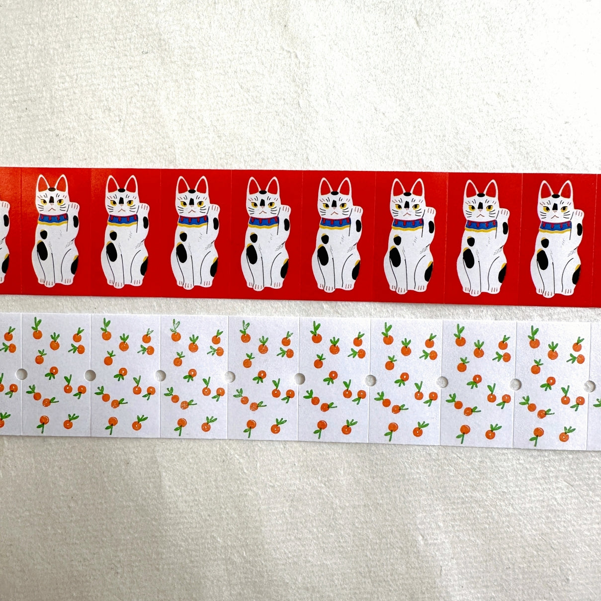 Somesortoffern - Good Luck (Oranges) label sticker roll SAMPLES