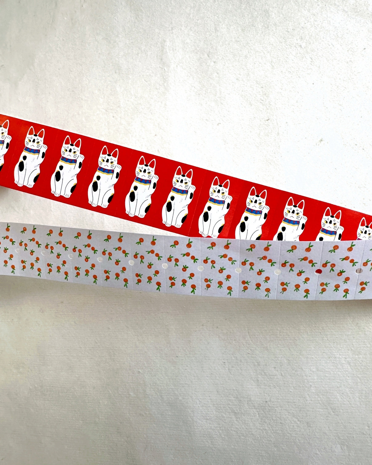 Somesortoffern - Good Luck (Oranges) label sticker roll SAMPLES