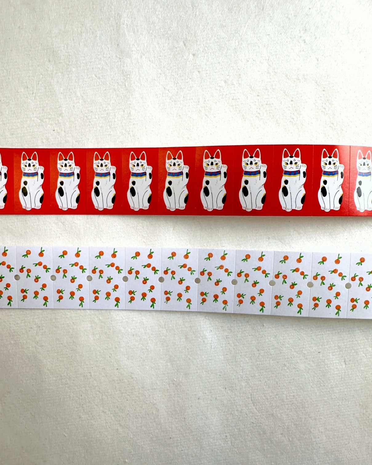 Somesortoffern - Good Luck (Oranges) label sticker roll SAMPLES
