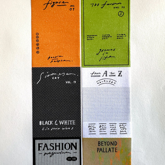 Somesortoffern - Magazine Cover sticky memo roll SAMPLES