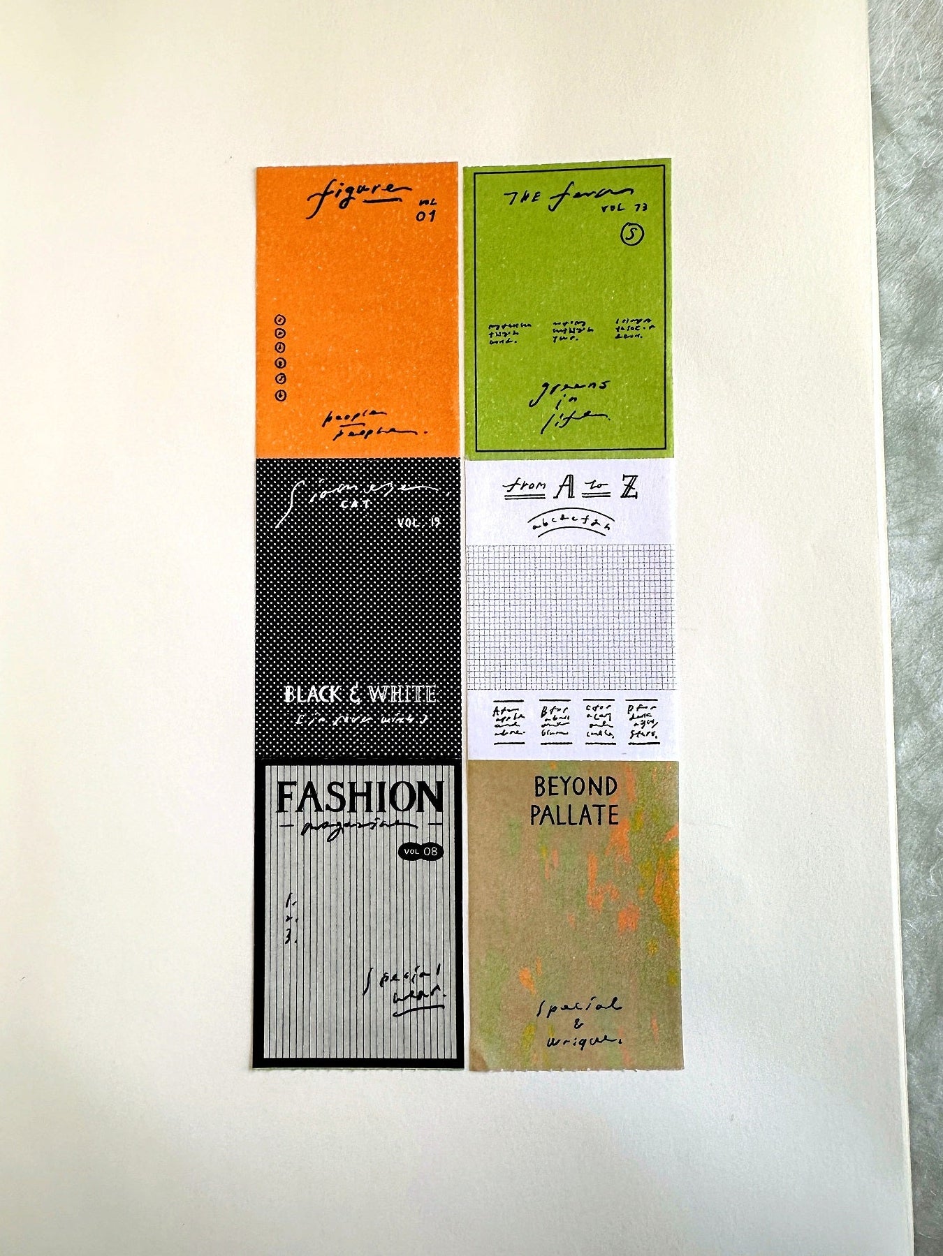 Somesortoffern - Magazine Cover sticky memo roll SAMPLES