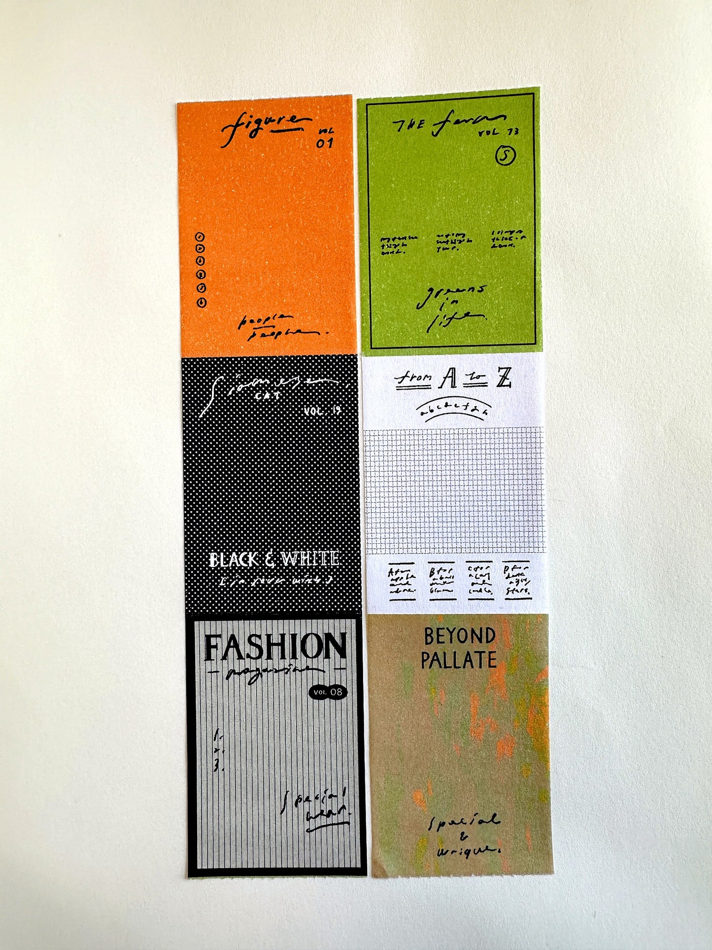 Somesortoffern - Magazine Cover sticky memo roll SAMPLES