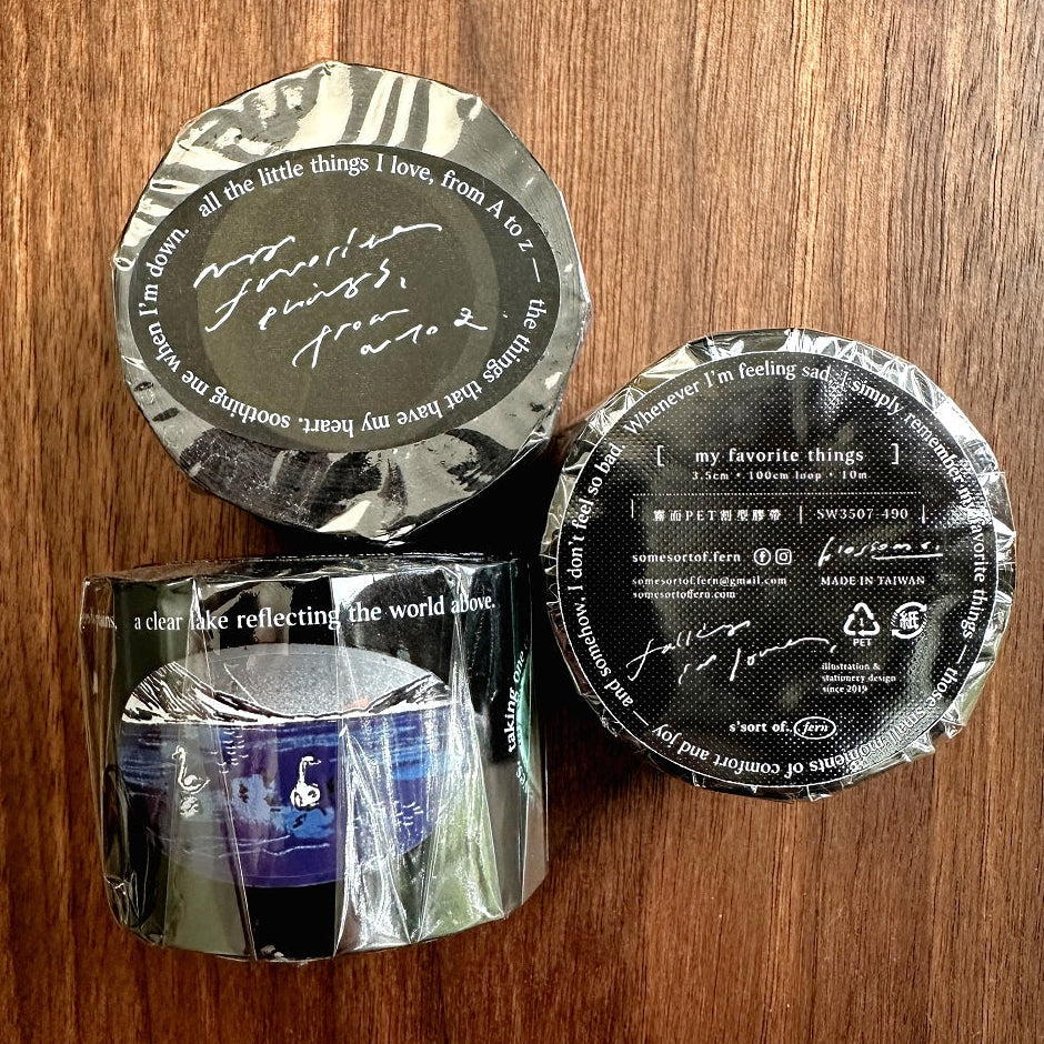 Somesortoffern - My Favorite Things kiss-cut PET tape SAMPLES