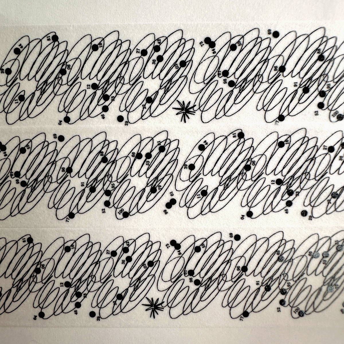 Somesortoffern - Star Trails washi tape SAMPLES