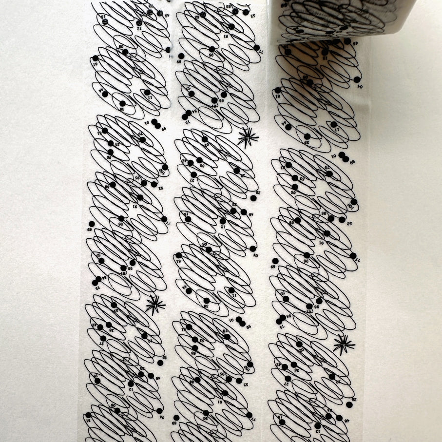 Somesortoffern - Star Trails washi tape SAMPLES