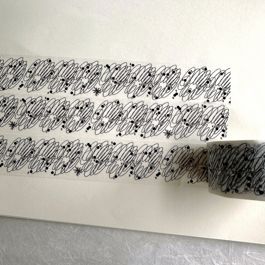 Somesortoffern - Star Trails washi tape SAMPLES