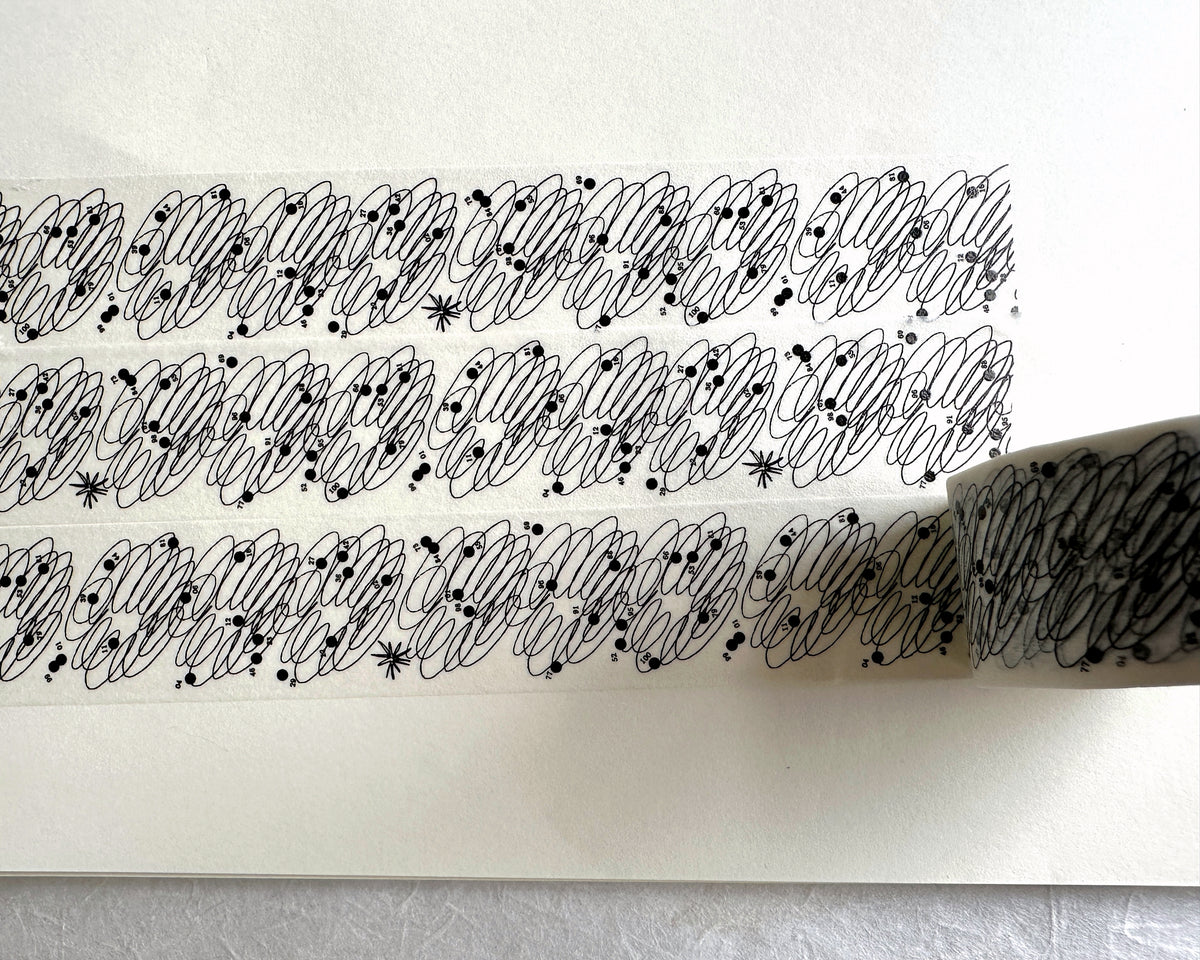 Somesortoffern - Star Trails washi tape SAMPLES