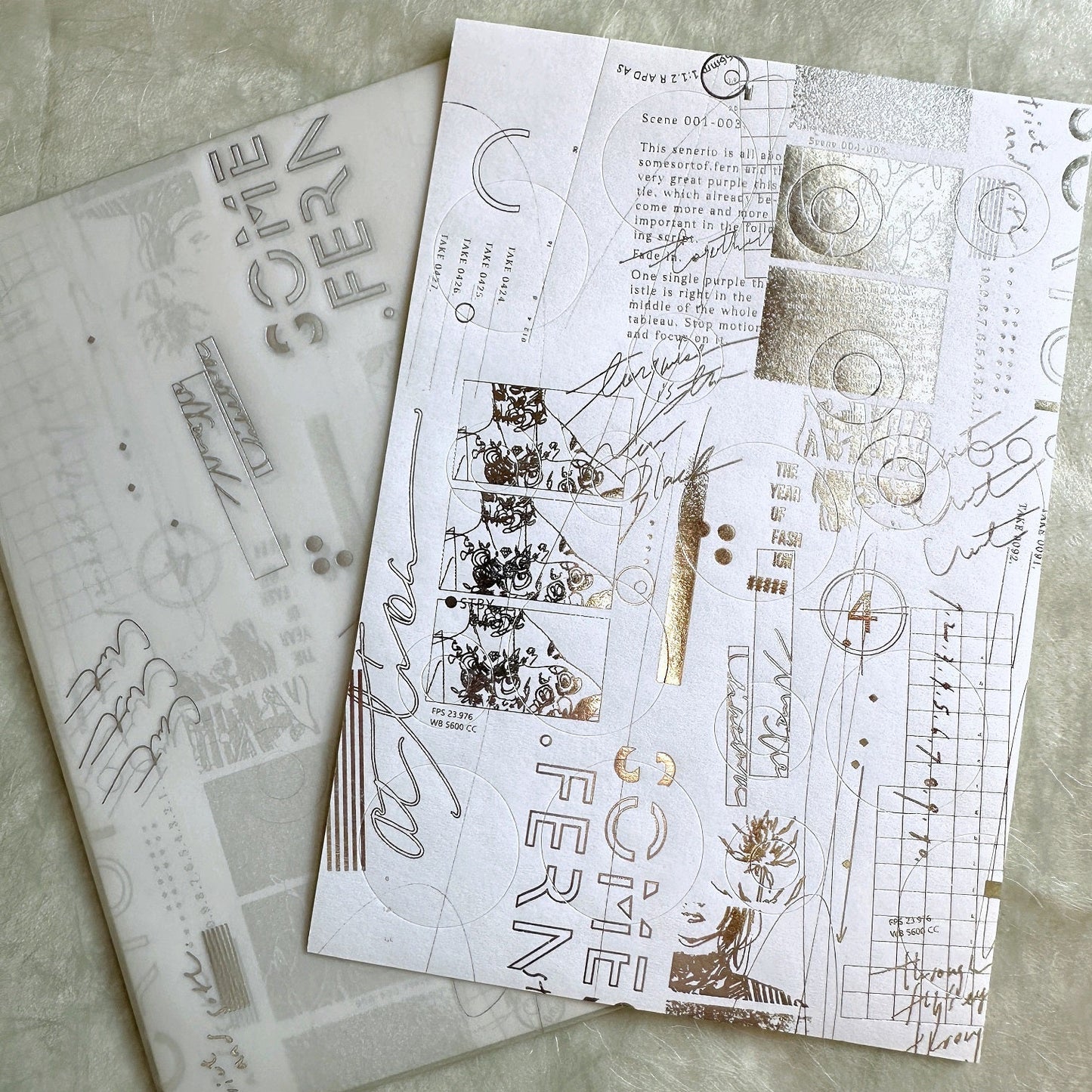 Somesortoffern - Movie Series Silver Foil Stickers