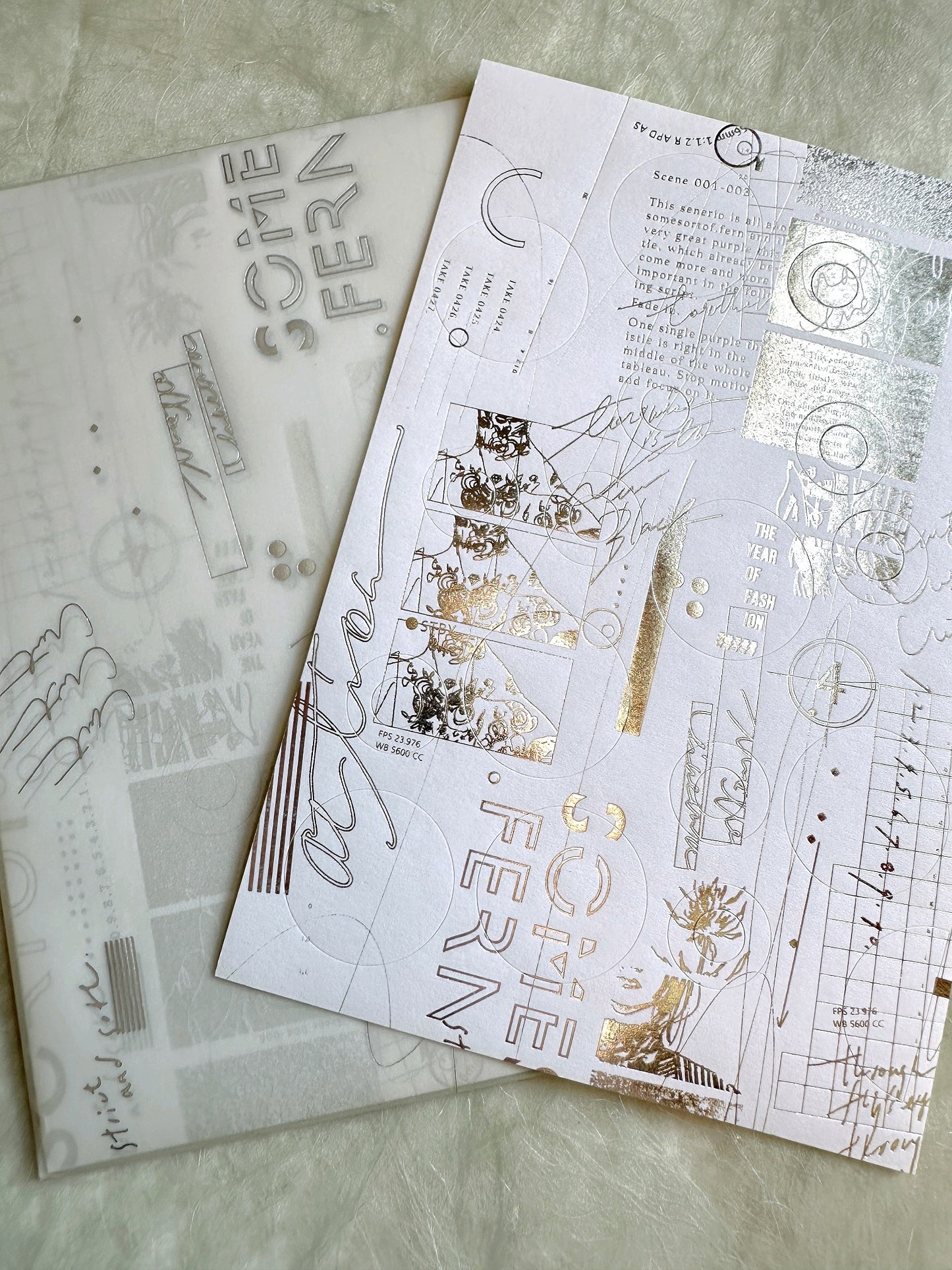 Somesortoffern - Movie Series Silver Foil Stickers