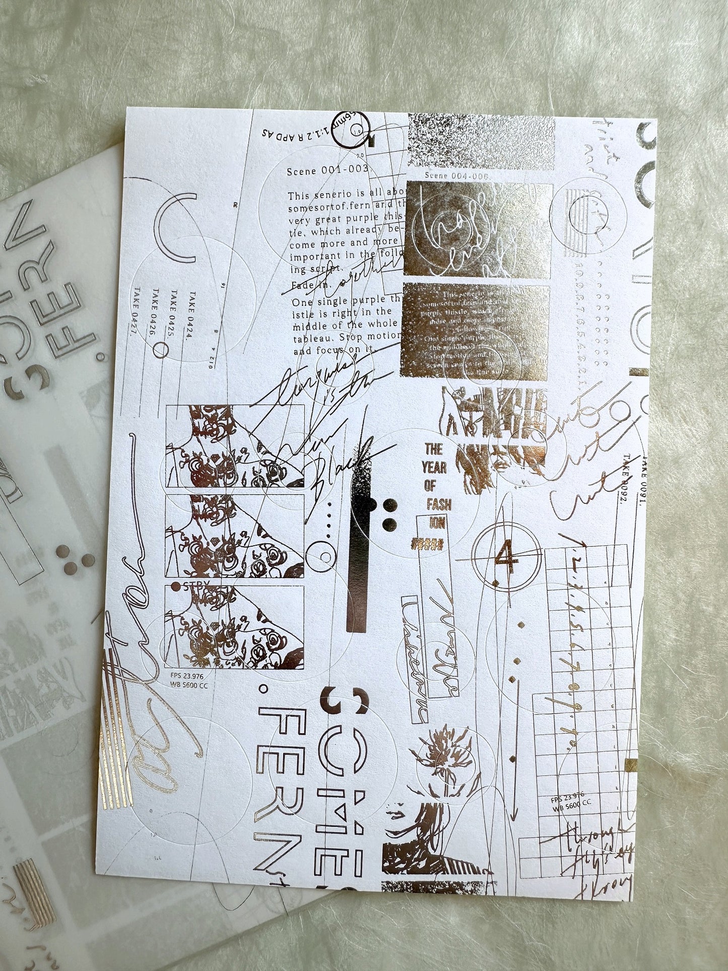 Somesortoffern - Movie Series Silver Foil Stickers