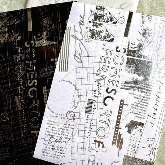 Somesortoffern - Movie Series Silver Foil Stickers