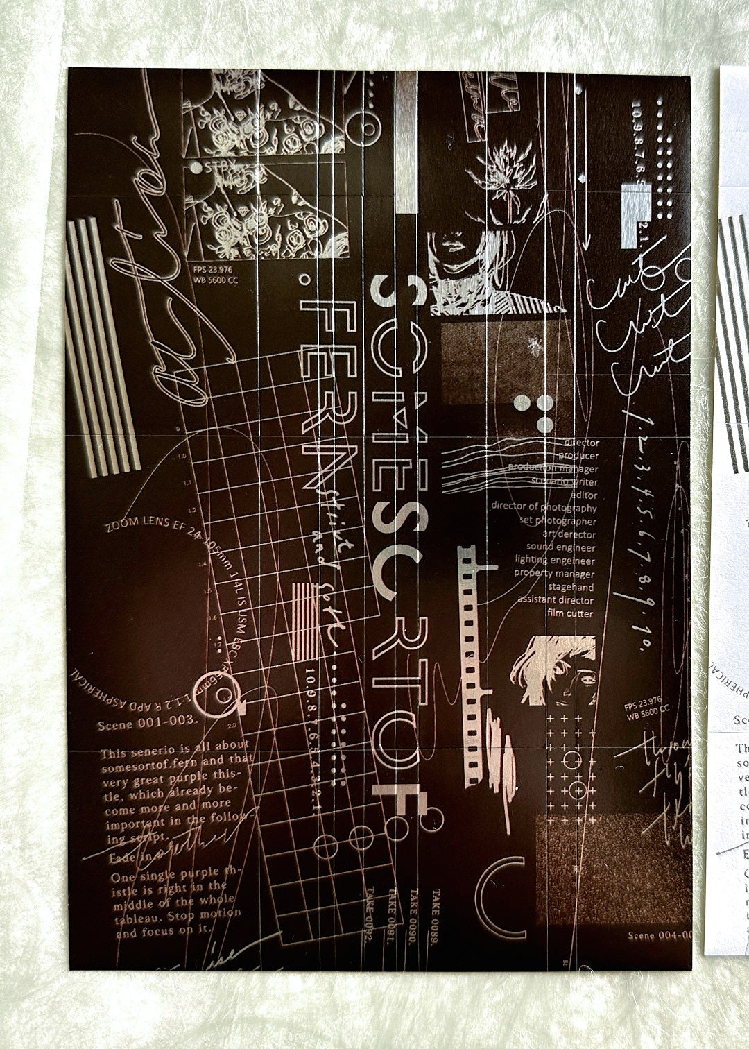 Somesortoffern - Movie Series Silver Foil Stickers