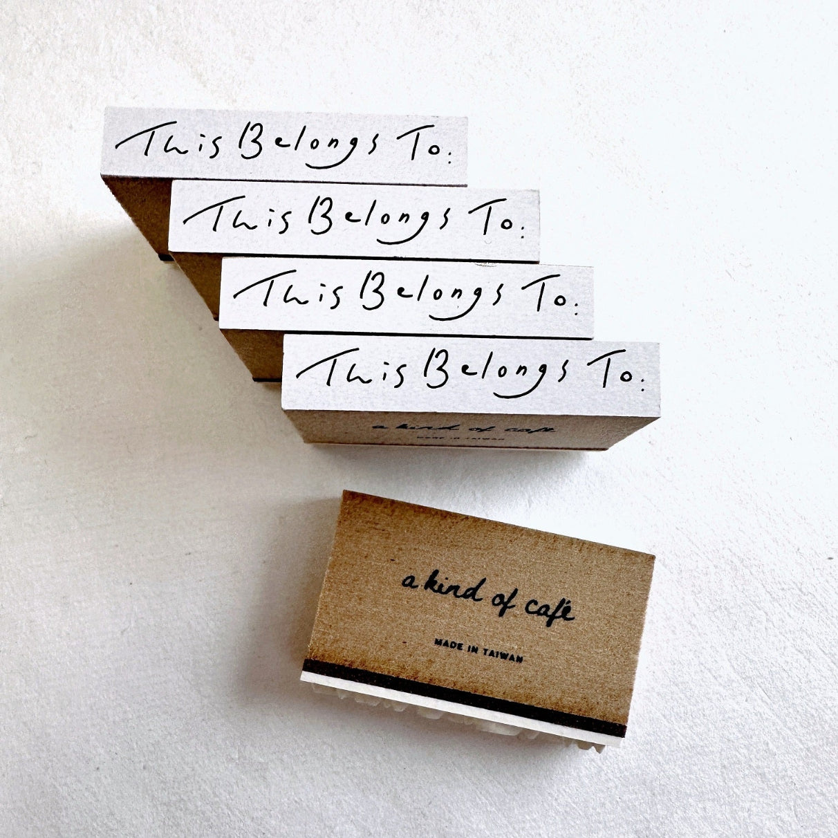 A Kind of Café - This Belongs To rubber stamp