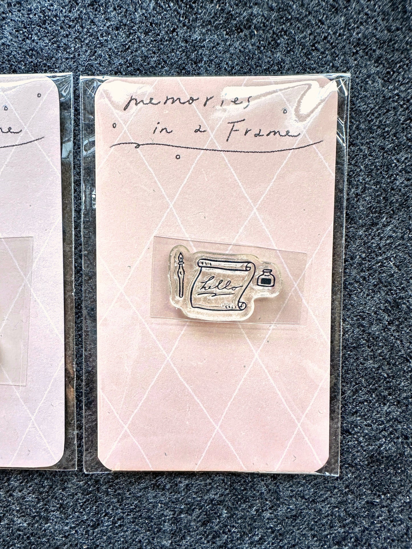 Avocadomori - Bear & Bird / Letter & Ink crystal stamps