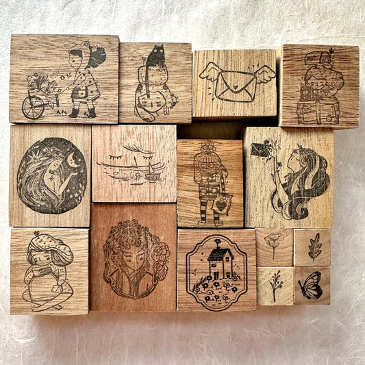 Black Milk Project - assorted rubber stamps [Lightly Used]