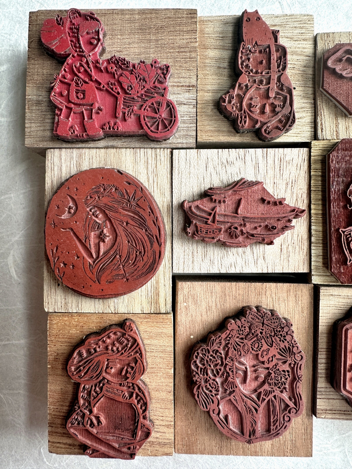 Black Milk Project - assorted rubber stamps [Lightly Used]