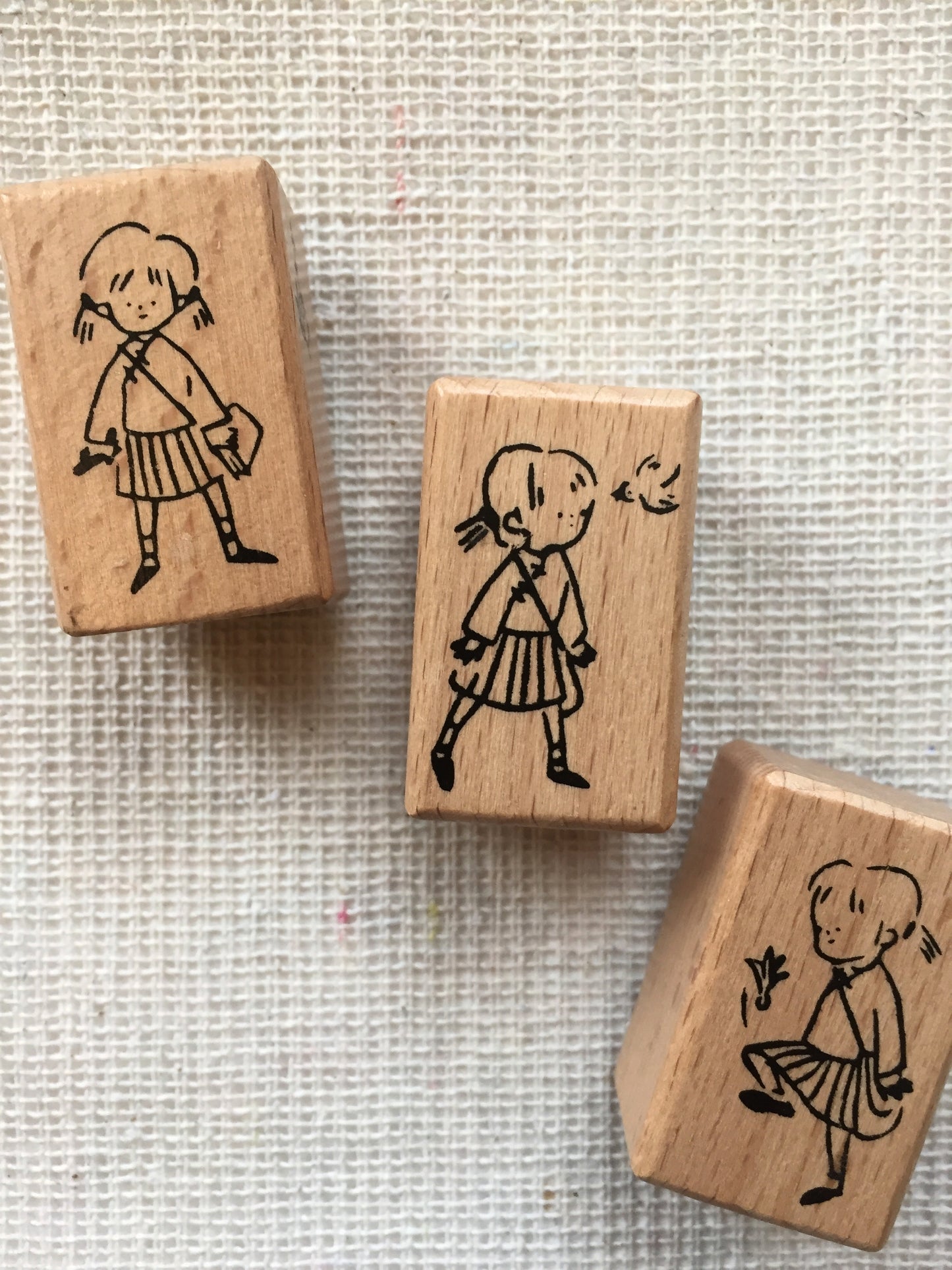 BUGU - School Days rubber stamp set [Pre-loved]