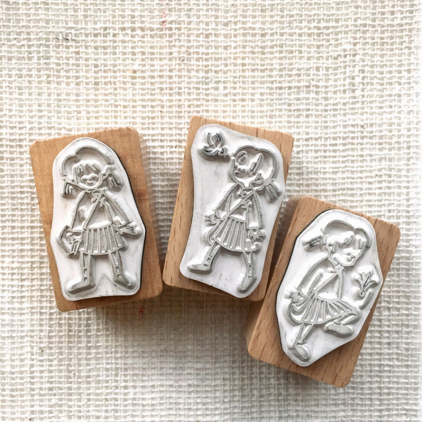 BUGU - School Days rubber stamp set [Pre-loved]