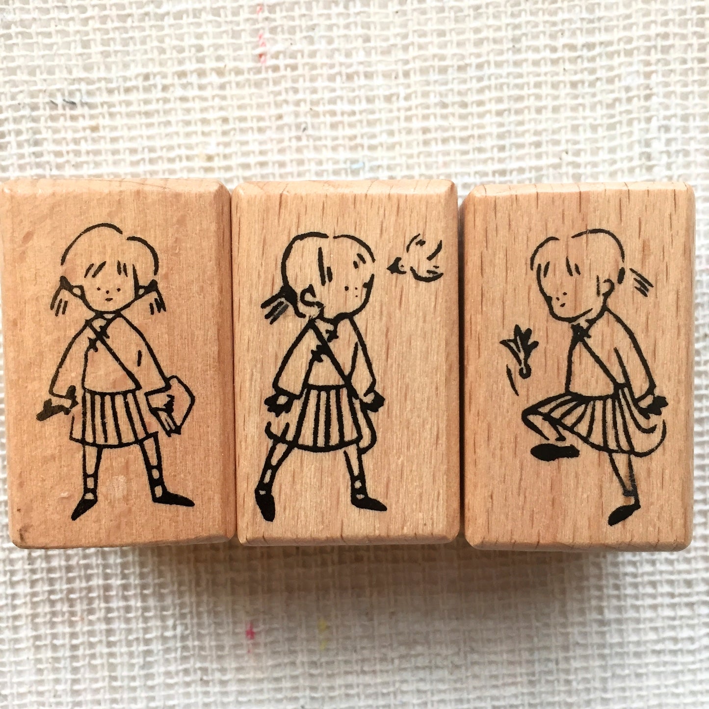BUGU - School Days rubber stamp set [Pre-loved]
