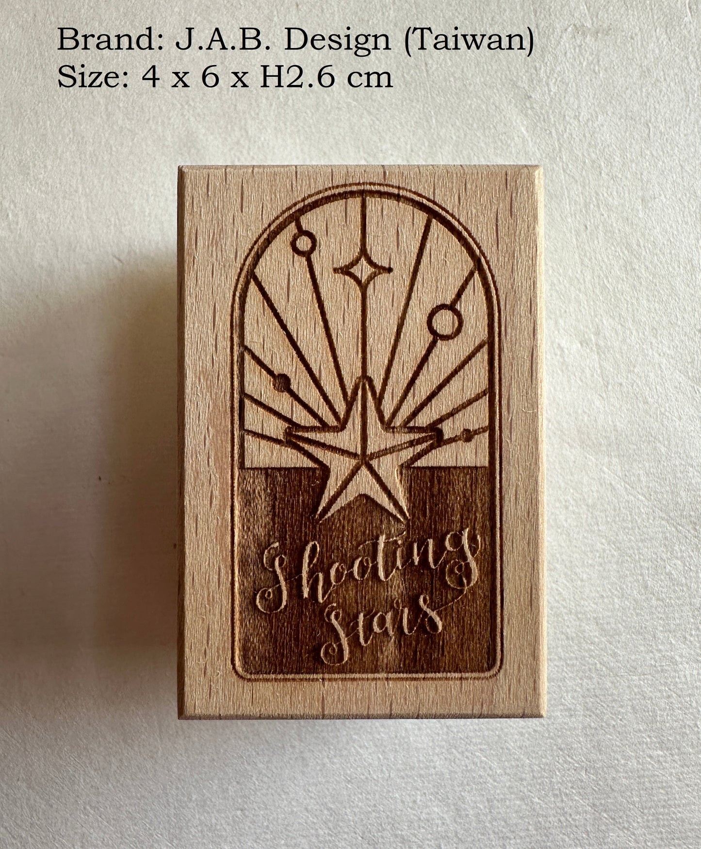 JAB - Shooting Stars rubber stamp [New]