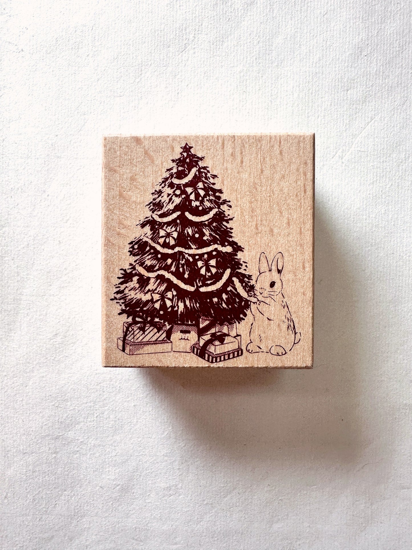 KumaYankee - Christmas Bunny rubber stamps