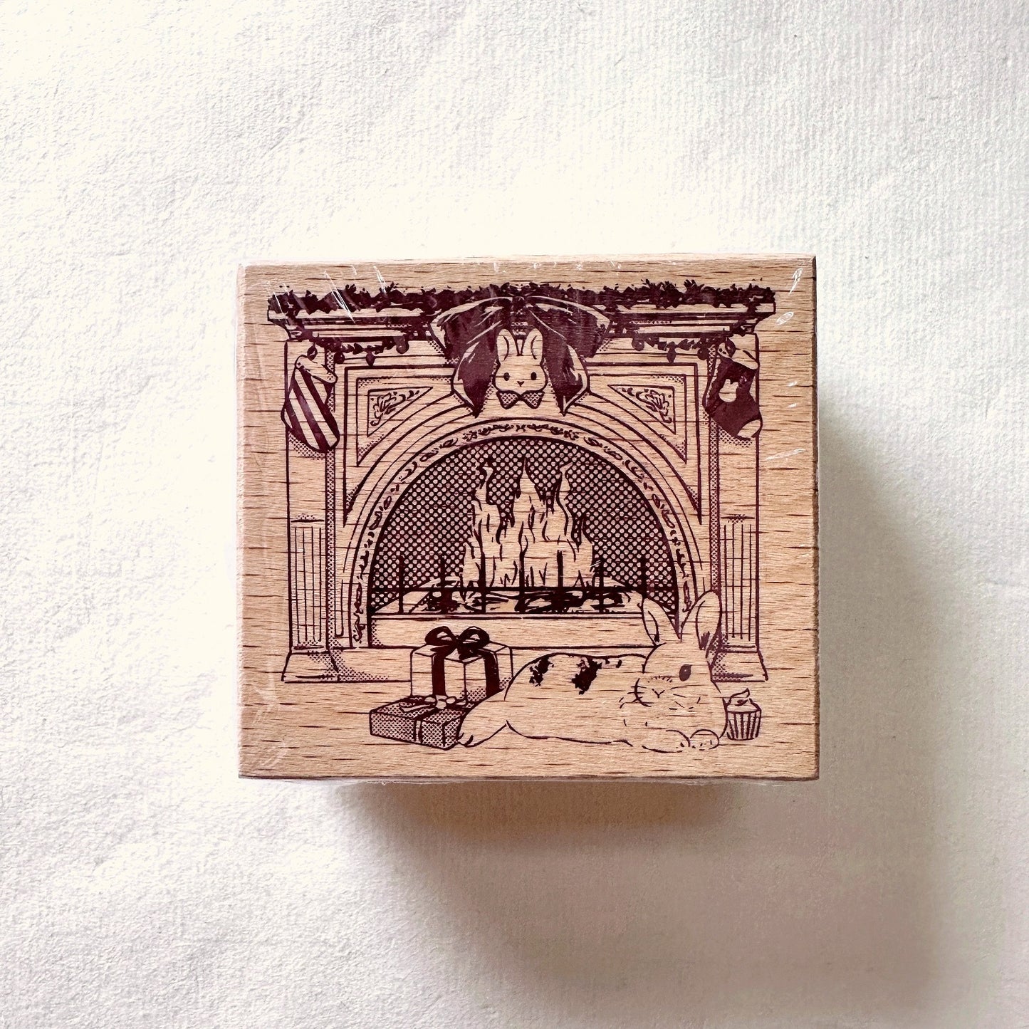 KumaYankee - Christmas Bunny rubber stamps