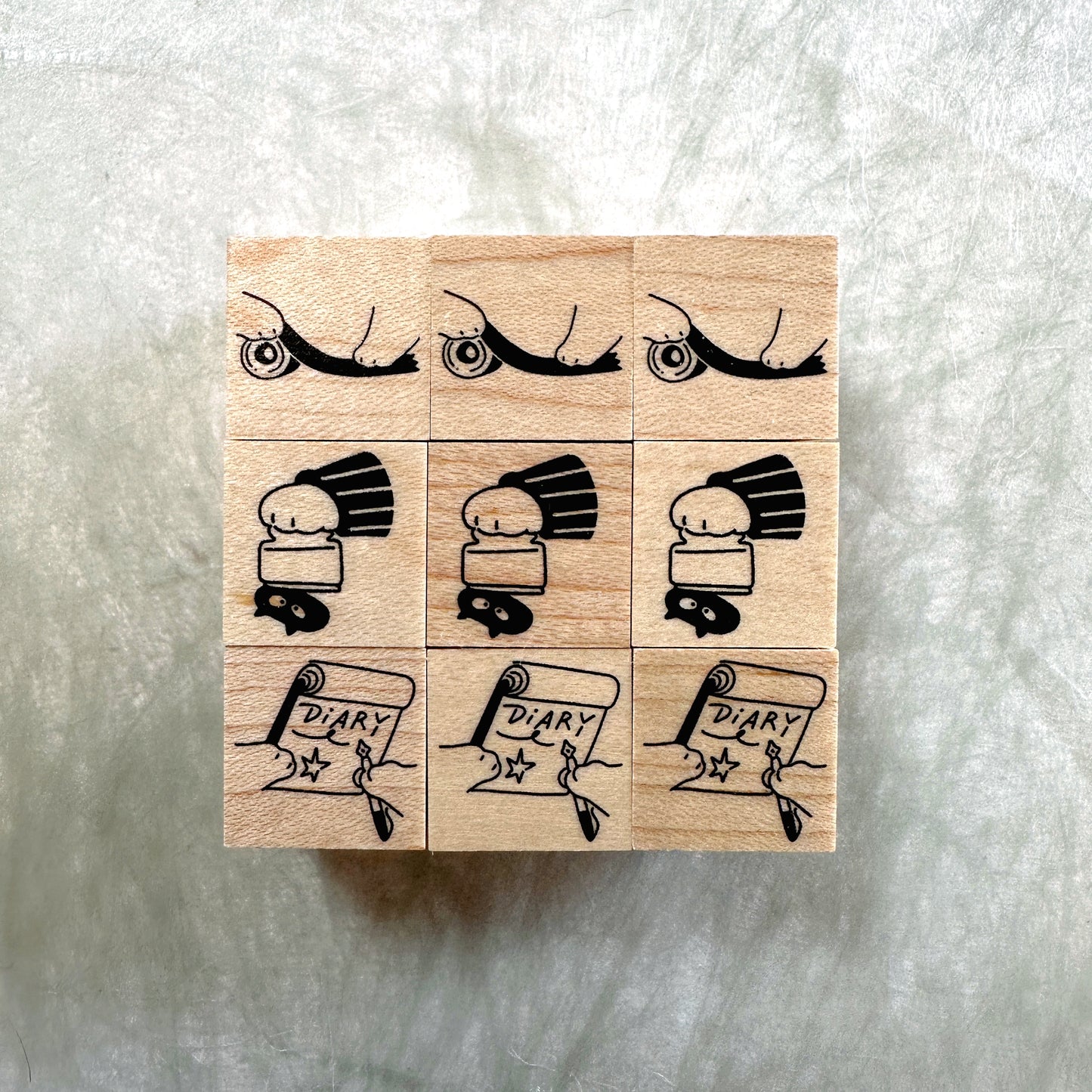 Lazy Home x idiot_sandwich.exe - Cat Paws rubber stamps