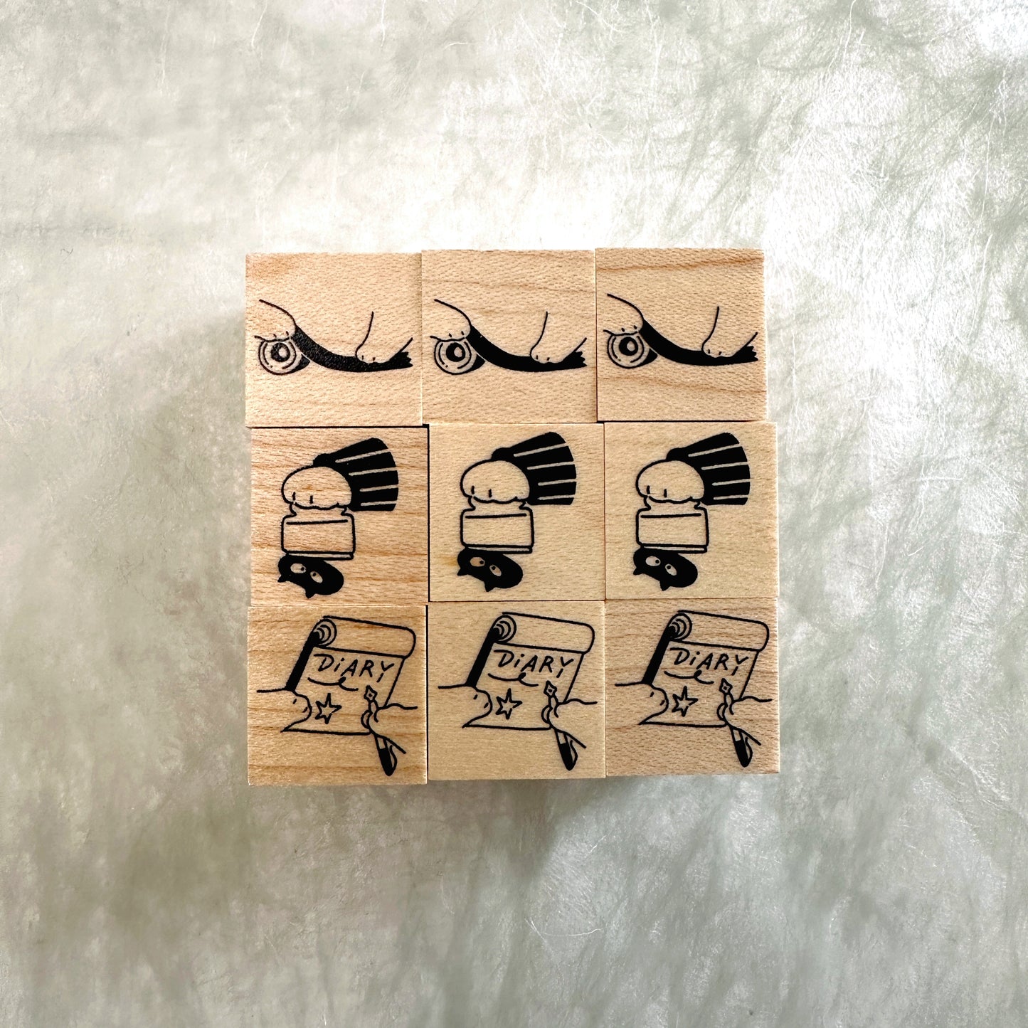 Lazy Home x idiot_sandwich.exe - Cat Paws rubber stamps