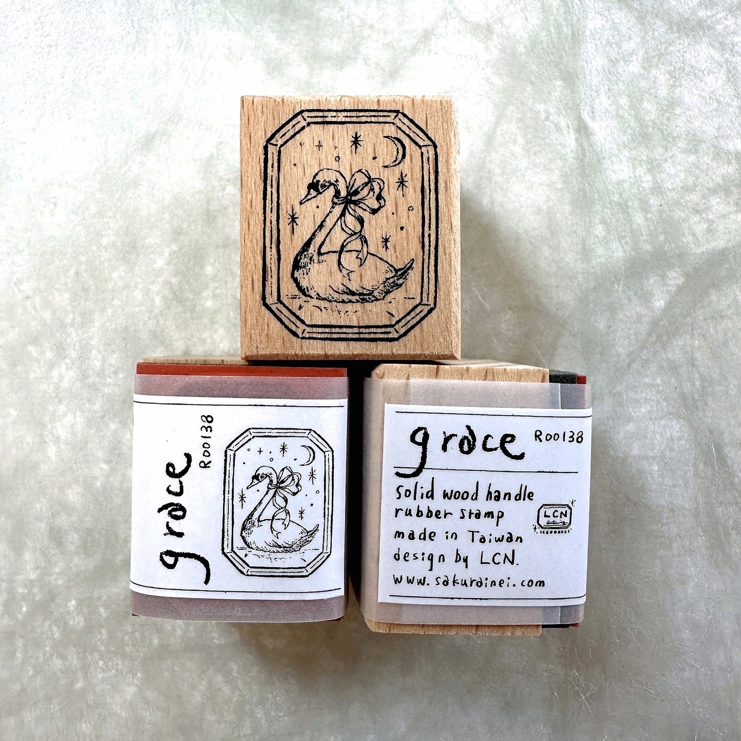 Lin Chia Ning - Grace rubber stamp