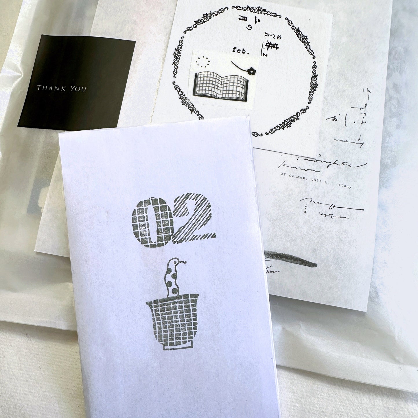 Necktie Illustration - Snake rubber stamp