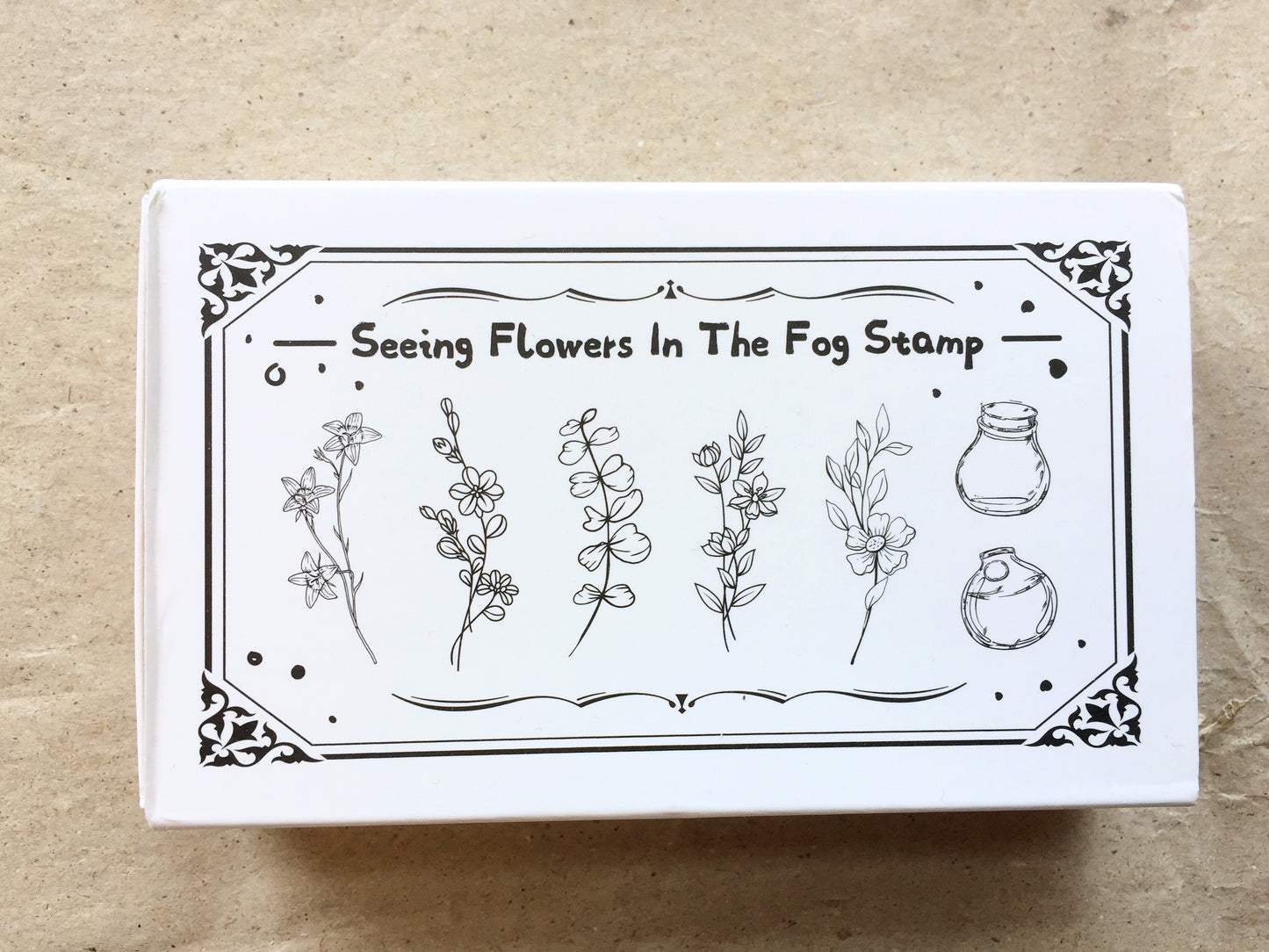 p.palette - Seeing Flowers in the Fog rubber stamps (box set)