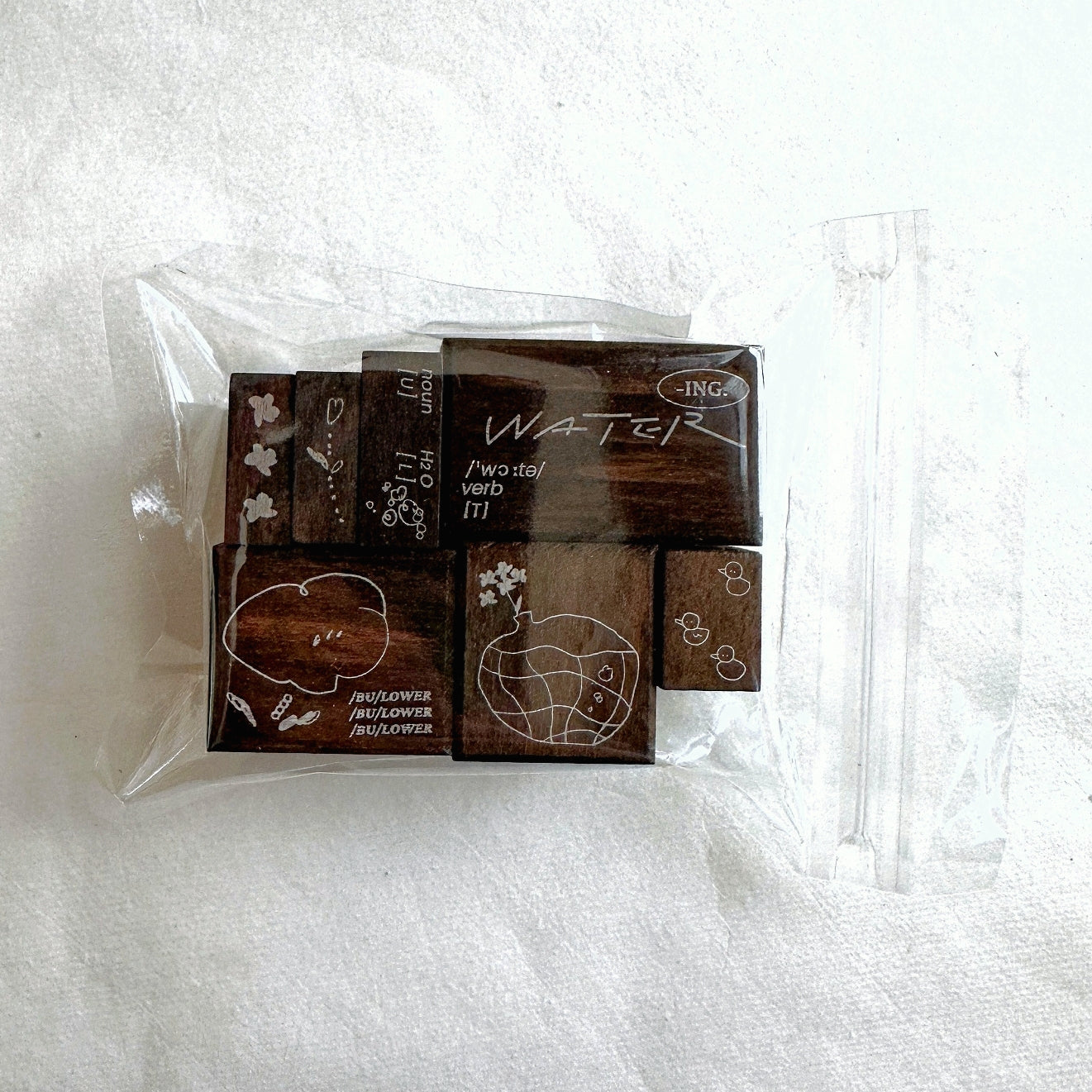 Somesortoffern - /Water Water/ rubber stamp set