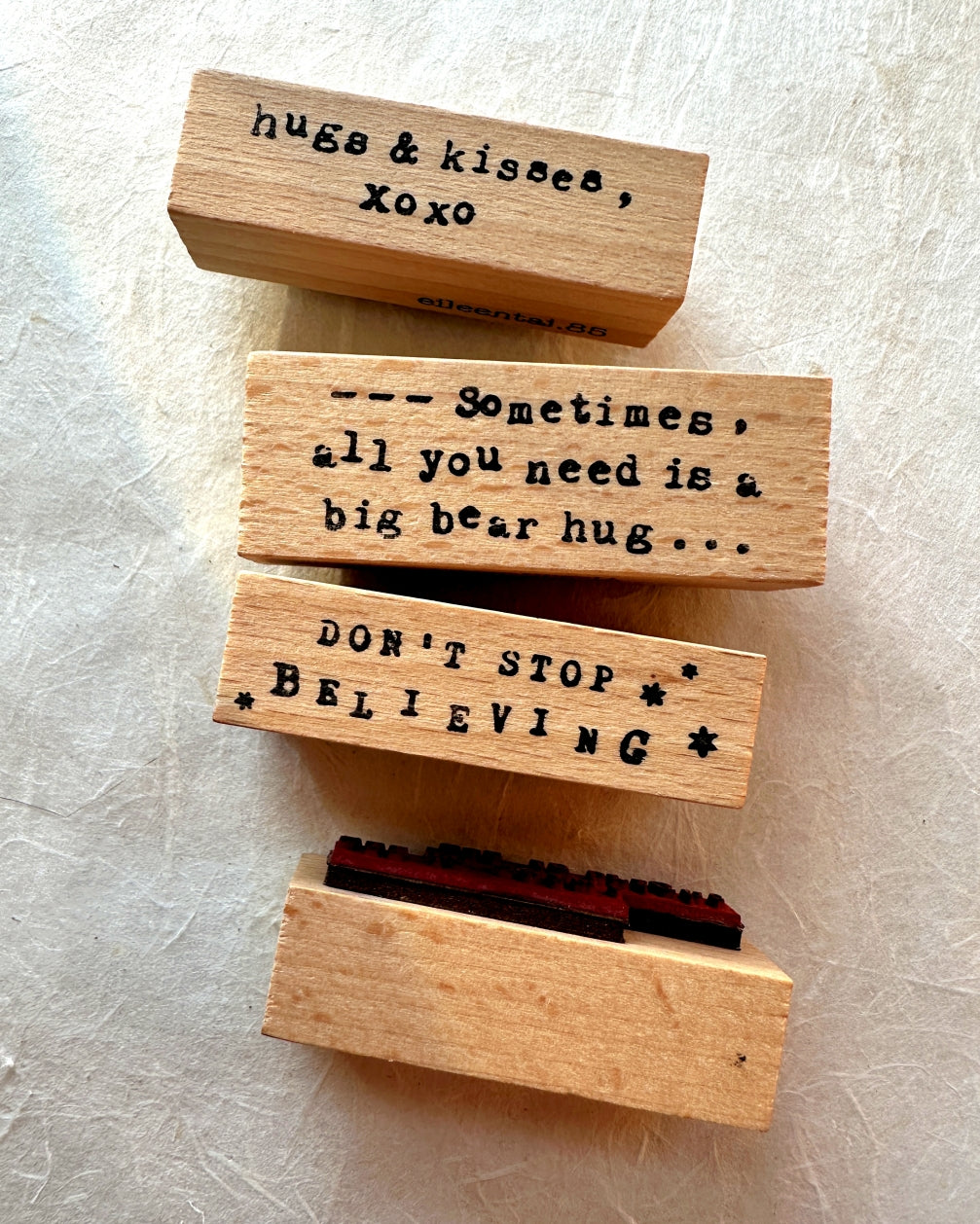 Eileen Tai - assorted rubber stamps [Pre-loved]