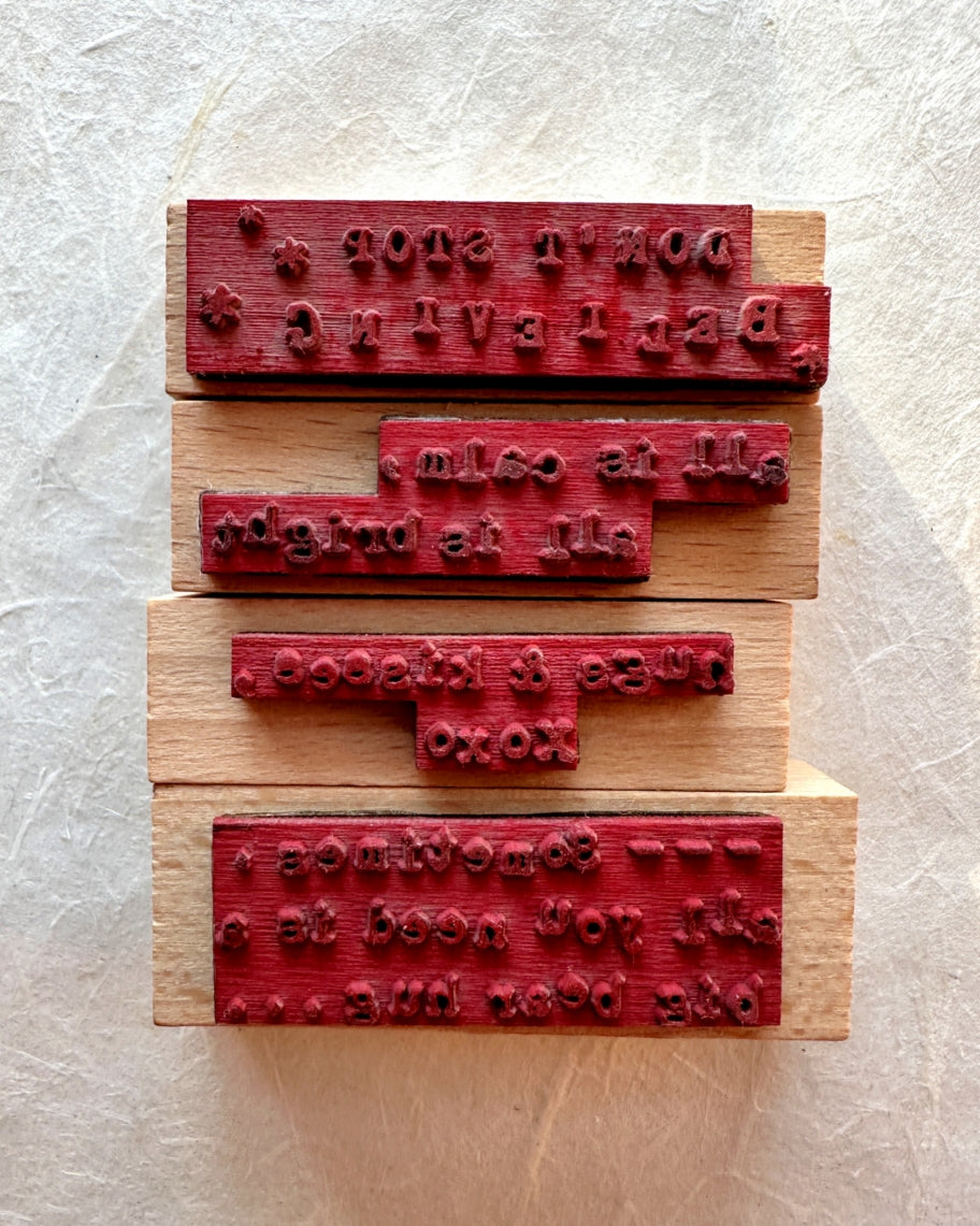 Eileen Tai - assorted rubber stamps [Pre-loved]