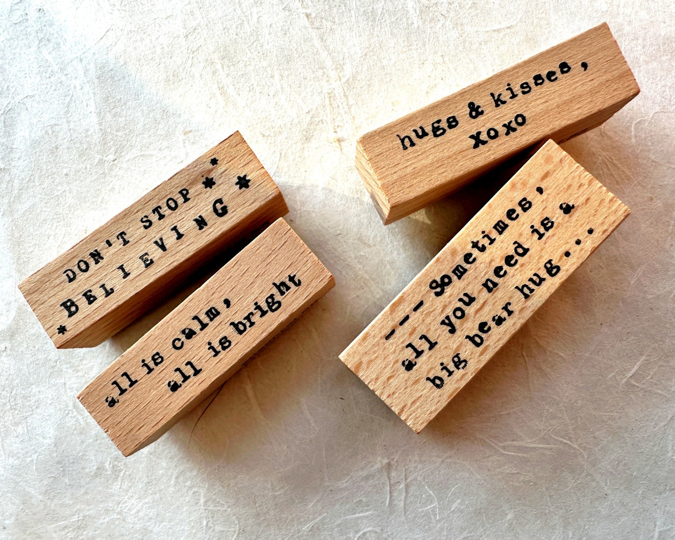 Eileen Tai - assorted rubber stamps [Pre-loved]