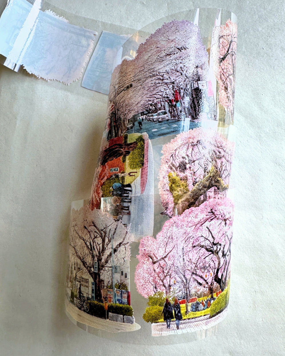 品川日-SUN - Pink is Flying Everywhere 8 cm crystal ink PET tape SAMPLES