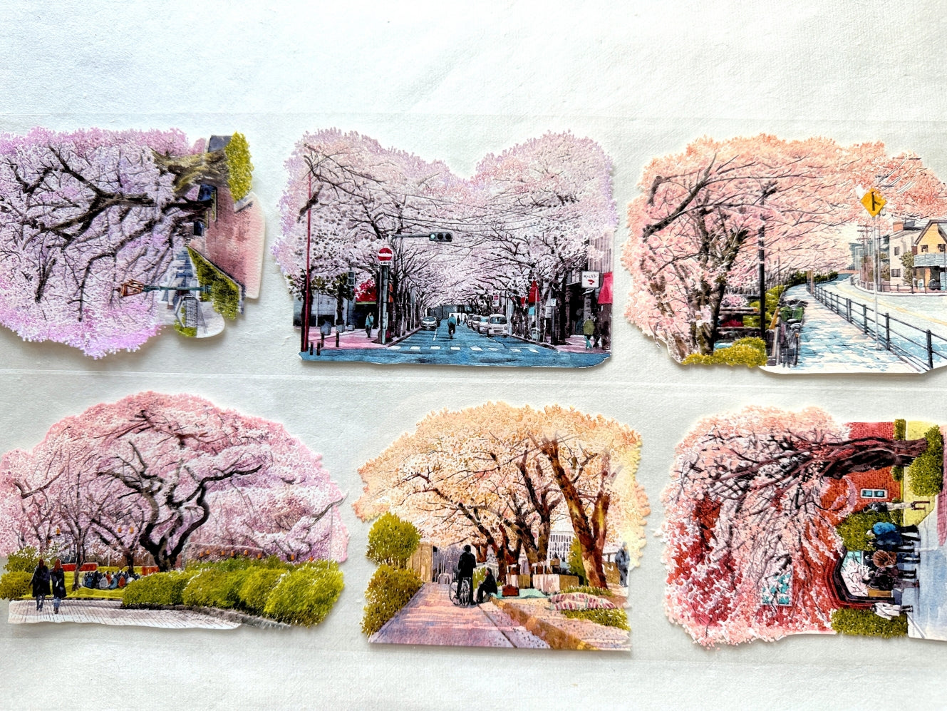 品川日-SUN - Pink is Flying Everywhere 8 cm crystal ink PET tape SAMPLES