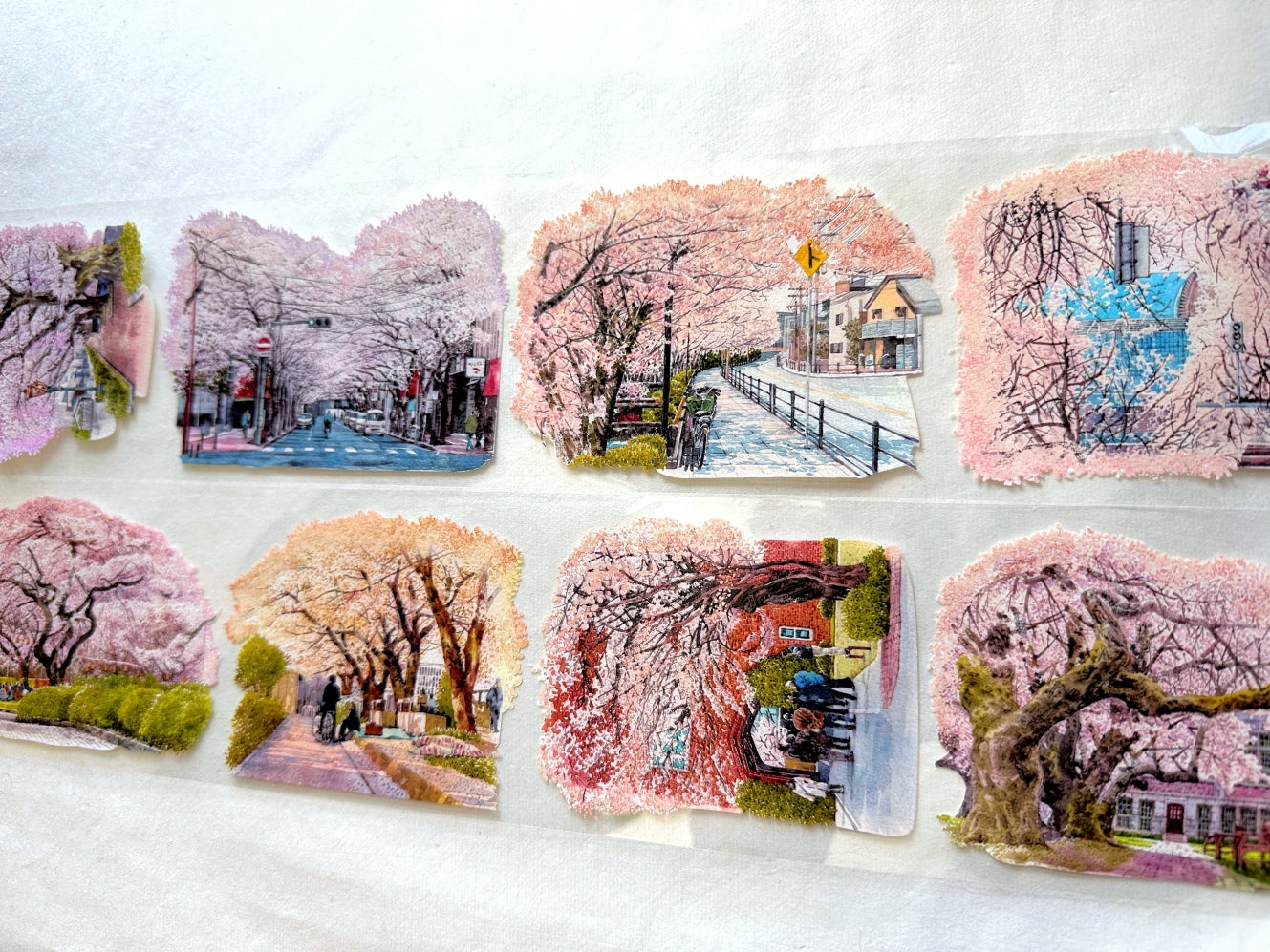 品川日-SUN - Pink is Flying Everywhere 8 cm crystal ink PET tape SAMPLES