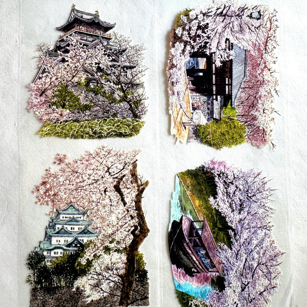 品川日-SUN - The Color of Cherry Blossoms 8 cm crystal ink PET tape SAMPLES