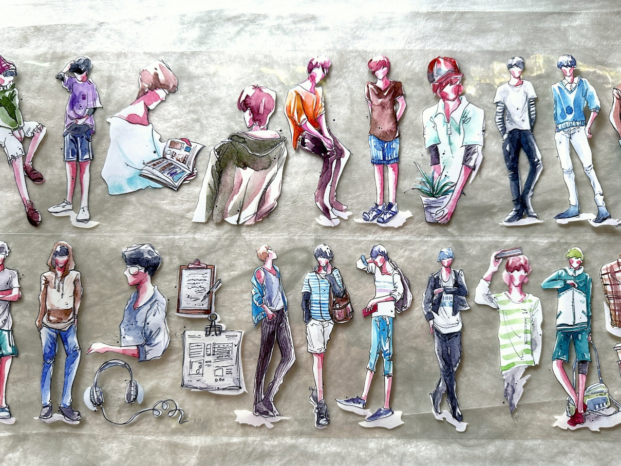 品川日-SUN - Days of Youth extra-wide 10 cm PET tape (180 cm loop) SAMPLES