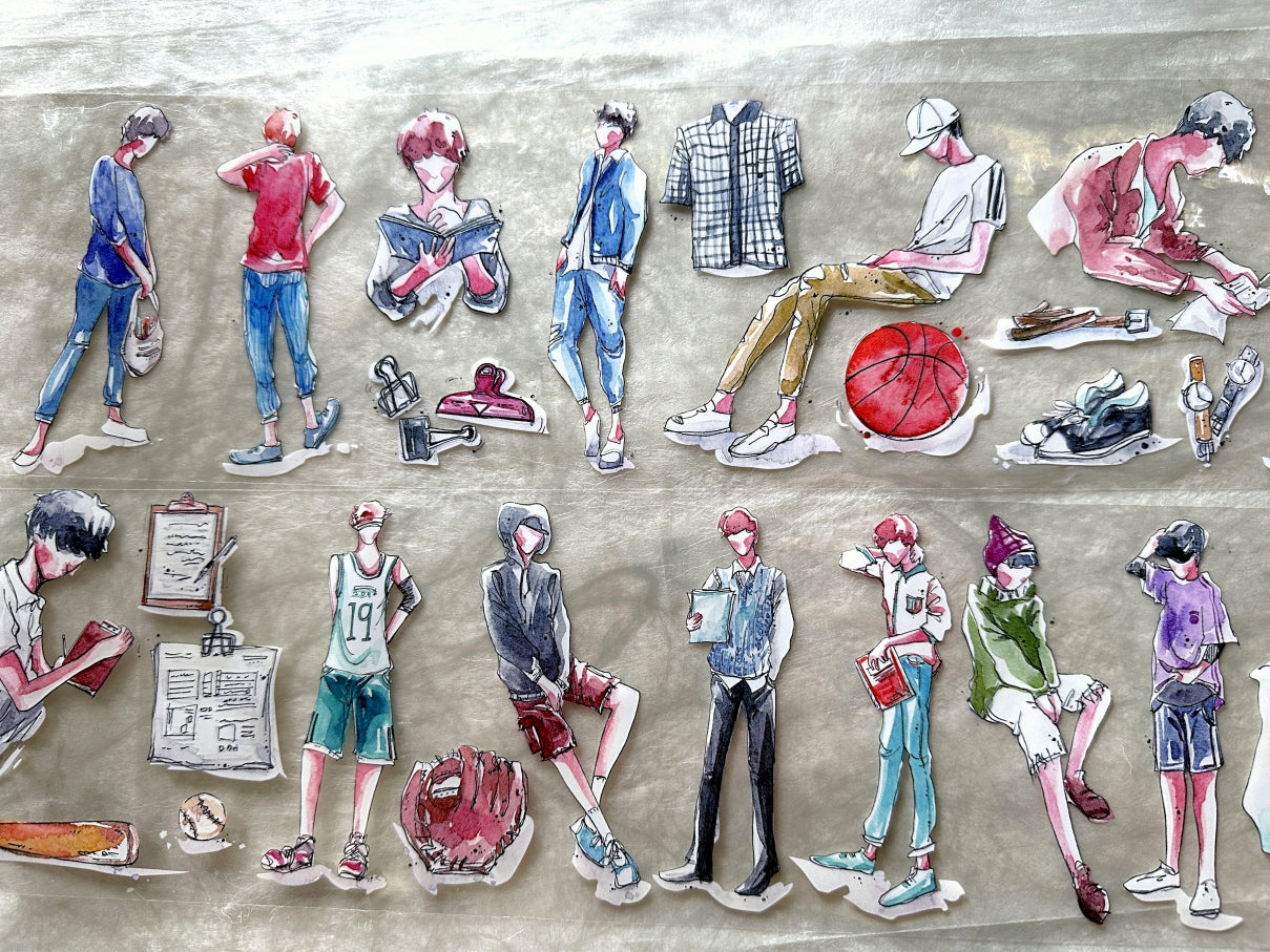 品川日-SUN - Days of Youth extra-wide 10 cm PET tape (180 cm loop) SAMPLES